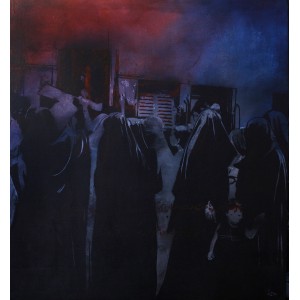 Rida Kazmi, Independence, 43 x 48 Inch, Acrylic On Canvas, Figurative Painting, AC-RDK-CEAD-040